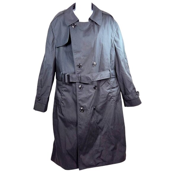 American Apparel Garrison Collection Other - American Apparel Mens Black Military Trench Coat 44R Garrison Collection All Wea